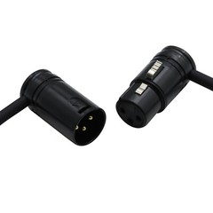 1Pack 3-Pin XLR Female to 3-Pin XLR Male Adjustable-Angle Cable for Recorder