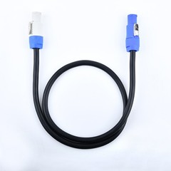 2Pcs 6ft 16AWG Stage Lighting Fixture For PowerCon Power-Through Blue Cable USA
