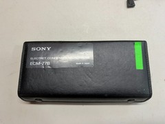 Sony ECM-77B Electret Condenser Omnidirectional Lavalier Microphone *AS-IS*