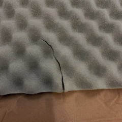 Near Perfect 39x78x1.5 Self Adhesive Egg Crate Acoustic Foam Sheet Soundproofing