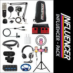 Blastking IP-BPACK-BLK Influencer Pack with ULTRAMIX-2D Interface, IP-LED RING,