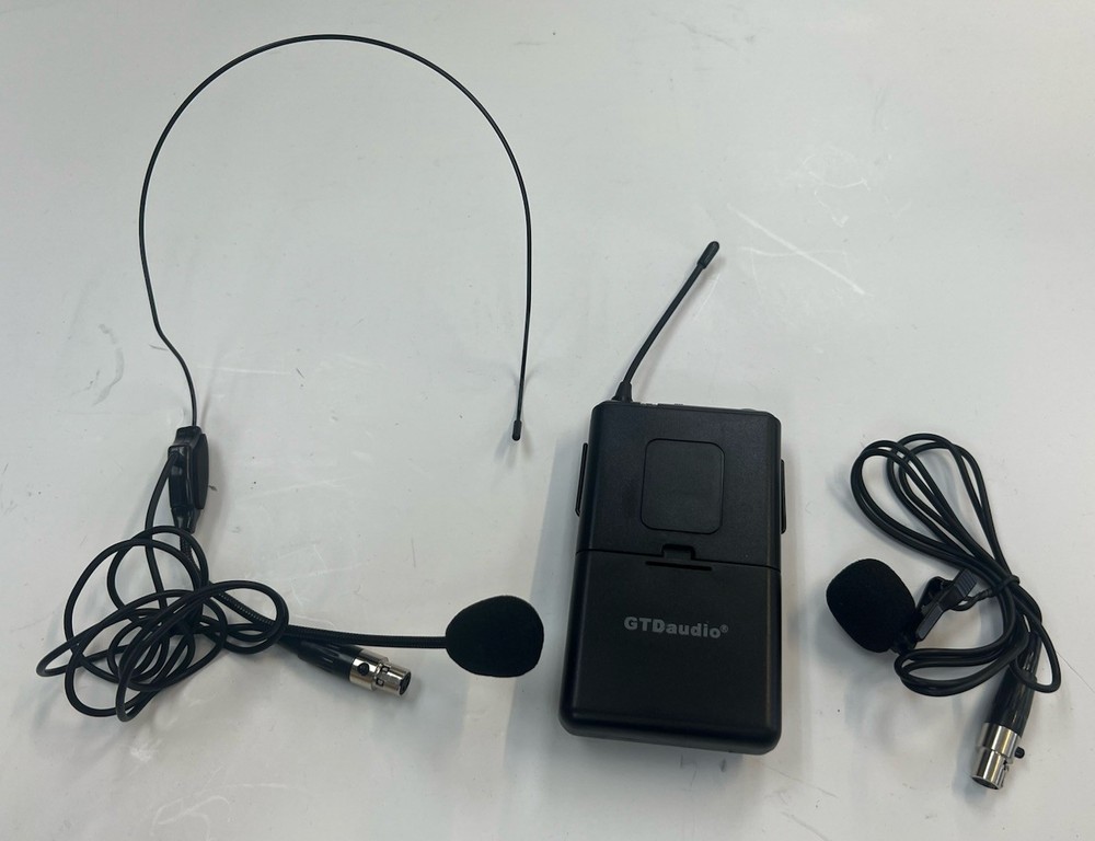 GTD AUDIO BODY PACK TRANSMITTER BELT PACK 237.700MHz with microphone