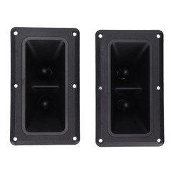 High Sensitivity Dual Drive Piezoelectric Horn Tweeter Speakers – 2 Pack, 75-150