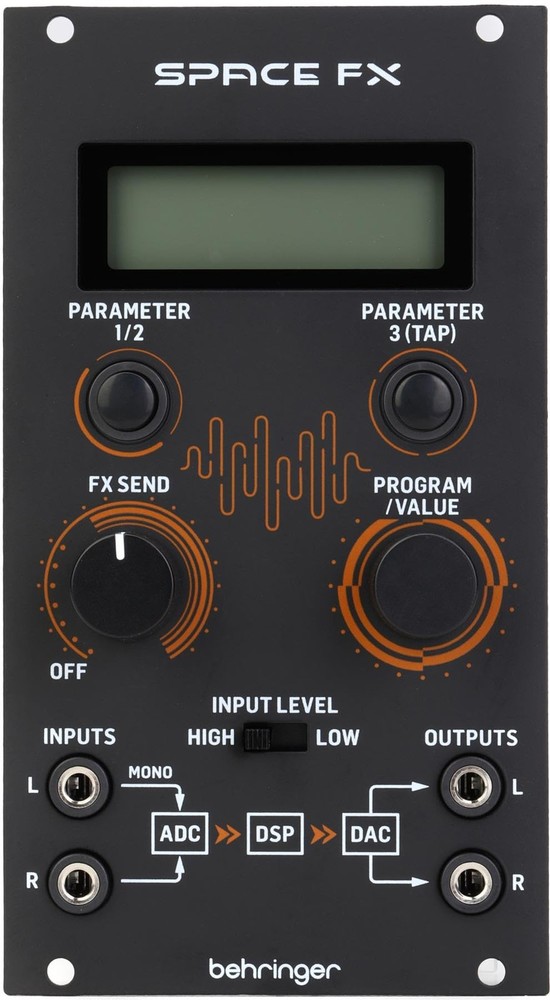 Behringer Eurorack Synthesizer Module 24bit Digital Multi-Effects Module SPACE F