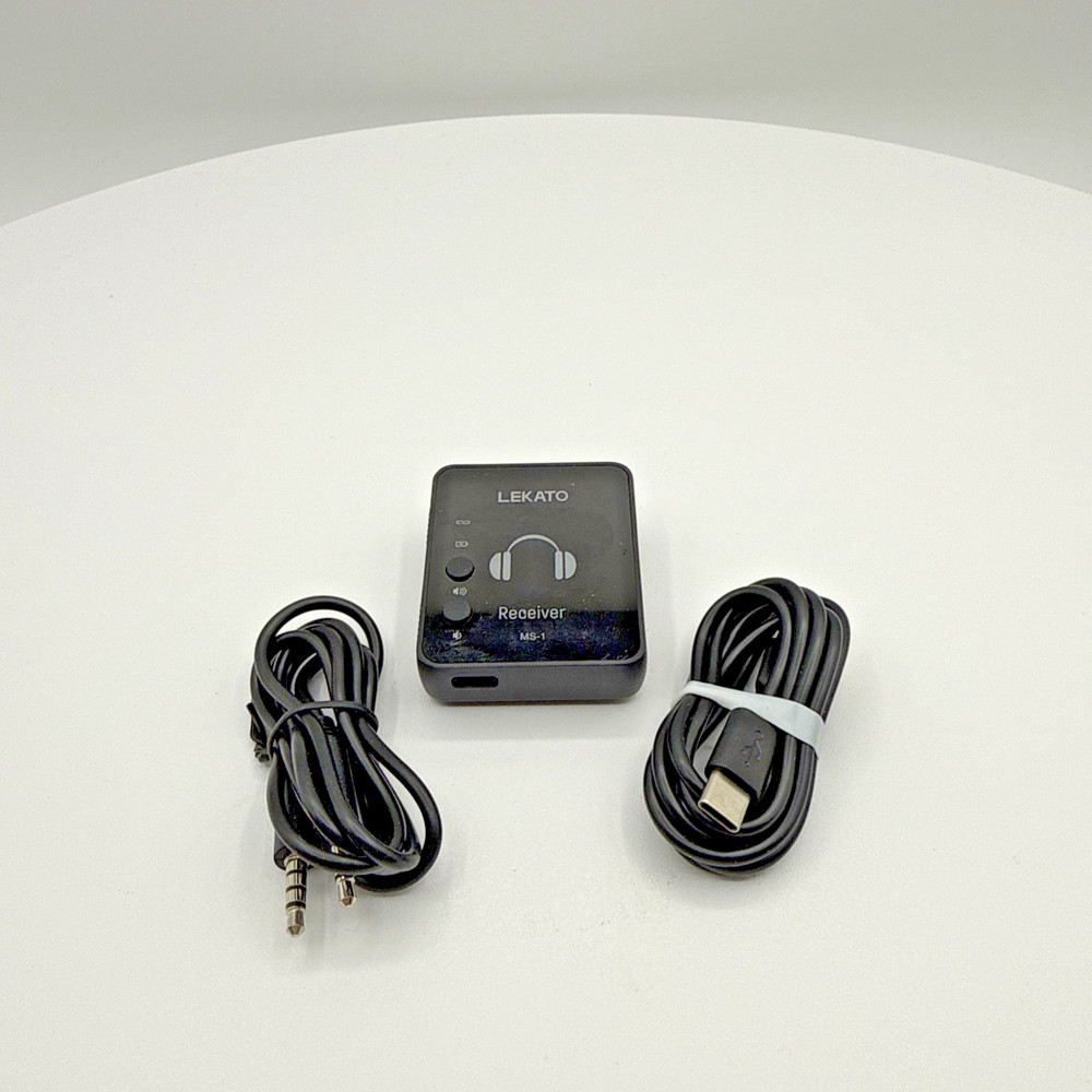 LEKATO MS-1 IEM Wireless Receiver Only 2.4GHz In-Ear Monitor RX No TX