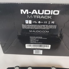 M-Audio M-Track Plus 2-Channel Portable USB Audio MIDI Interface No Cords/Cables