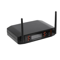 Wireless Microphone System 4 Channel Pro Audio UHF 4 Handheld Dynamic Mic Party