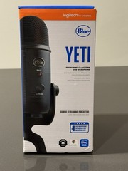 Logitech Blue Yeti USB Premium Multi-Pattern Microphone For Recording Podcasting
