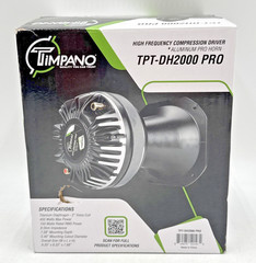 Timpano TPT-DH2000 PRO Exit Compression Driver and Horn – Black