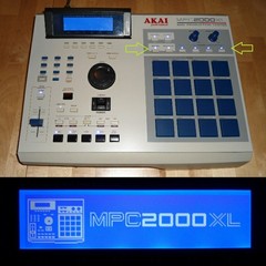 Custom Akai MPC 2000XL Upper Right Pad Bank PCB Board w/Blue LEDs Fully Serviced