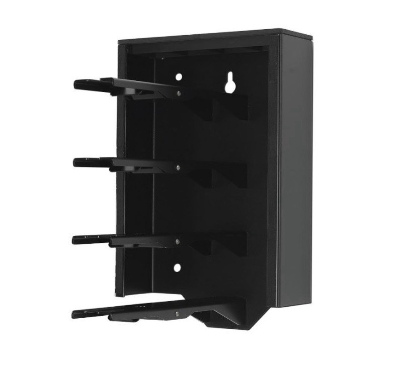 Flexson SA-X4DK Dock for 4 Sonos Amp, Black, Desk Or Wall Mounted, w/ Hardware