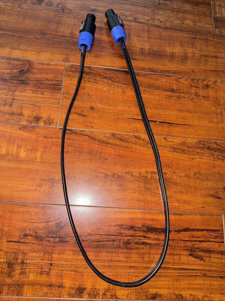 3ft NL4FC 4 Pole Male Speakon Connector 2 Conductor Audio Carvin Speaker Cable