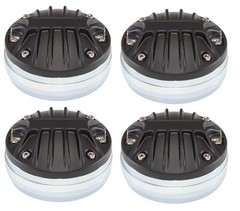 4x B&C DE550 1″ 8Ω, 140W continuous program power capacity, 108 dB sensitivity