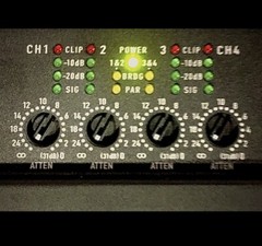 QSC CX254–4 X 250 Watts Per Channel—Professional Power Amplifier