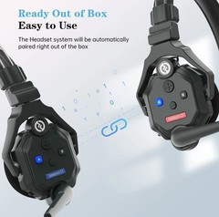 Hollyland Solidcom C1 Single-Ear Master Headset, Single-Ear Full-Duplex Wireless