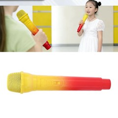 Microphone Gradient Color Lightweight Plastic Mic Prop For Speech AJWK