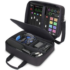 USA GEAR RODECaster Pro Case – Hold Podcaster, Mixer, Microphones, and More