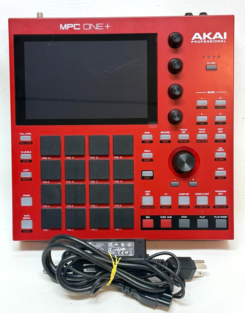 Akai Professional MPC One+ Standalone Music Production Center WiFi Bluetooth Red