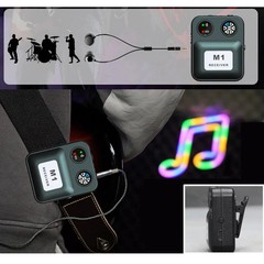 MU-M1 Portable Wireless In-Ear Monitoring System for Stage 1 TX & 1 RX, MU-M1