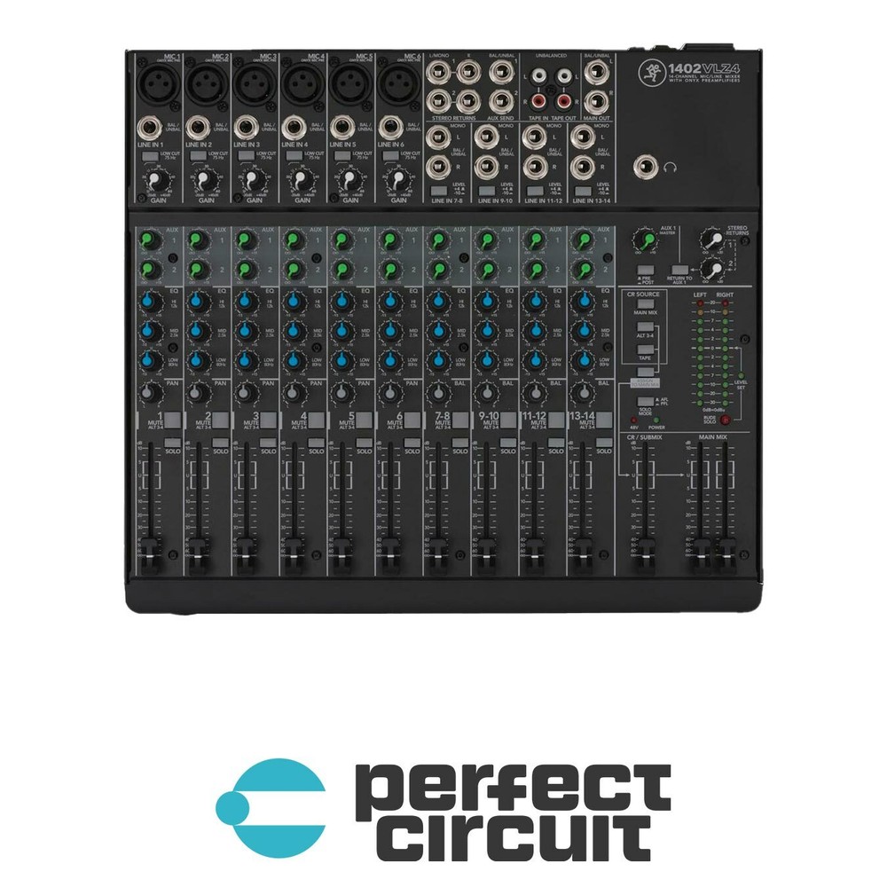 Mackie 1402VLZ4 14-Channel Mixer PRO AUDIO – NEW – PERFECT CIRCUIT