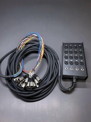 Live Wire 16 Channel Stage Snake 16 XLR Inputs 4 TRS Returns Audio Cable