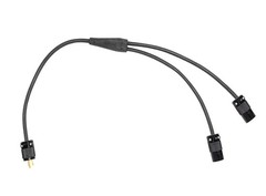 3 ft Power Y Cable 12 AWG – 1 Edison male to 2 Edison Female Connectors