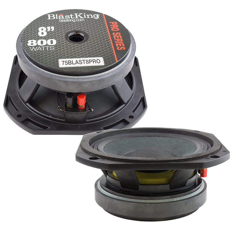 BLASTKING BLAST8PRO Ferrite Magnet Mid-bass Frequency Transducer Speaker