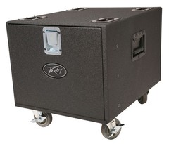 Peavey 12RU Black Road Rack Case 12-Space Professional Rack Mount Flight Case