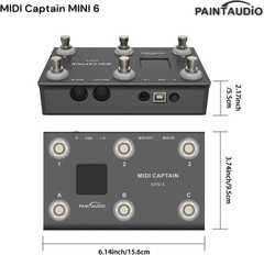 Paint Audio MIDI Captain MINI 6 Foot Controller USB MIDI
