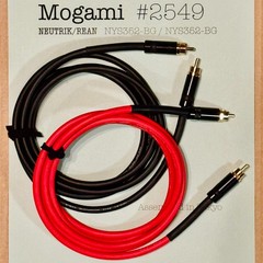 Mogami 2549 RCA Interconnect Stereo Pair REAN Multi Color Custom Length – Tokyo