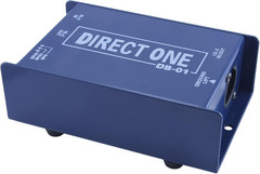 Passive Di Direct Box Instrument 1/4in To Xlr Balanced Unbalanced Audio