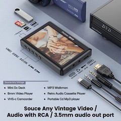 ezcap Video Capture Box – Record Video VCR, VHS Video to Digital Converter V5F7