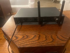 SENNHEISER EW 300 G2 WIRELESS RECEIVER B BAND, 626-662 MHz W/ANTENNAS & SUPPLY