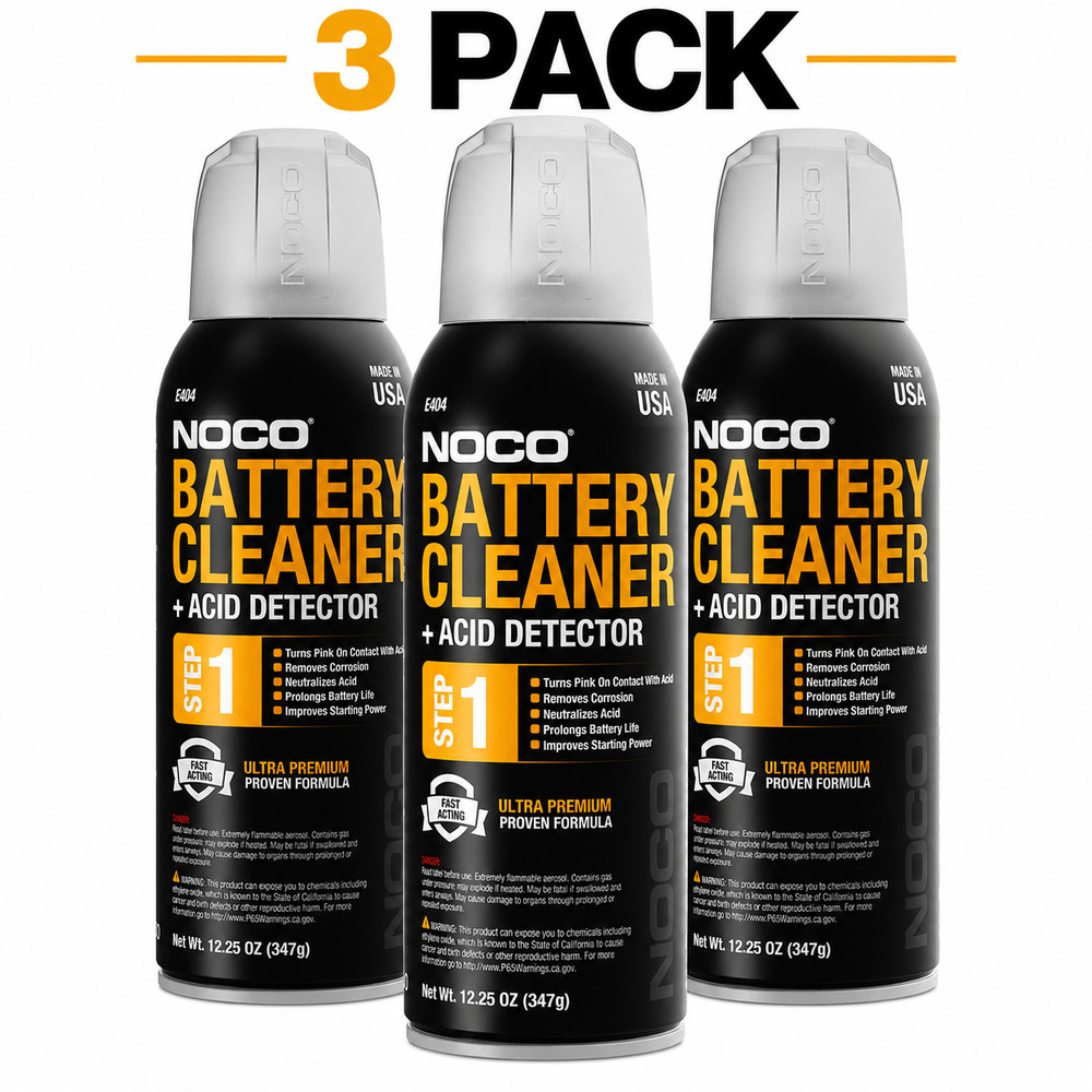 3-Pack 12.25 Oz Battery Terminal Cleaner Spray and Corrosion Cleaner with Acid