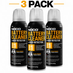 3-Pack 12.25 Oz Battery Terminal Cleaner Spray and Corrosion Cleaner with Acid
