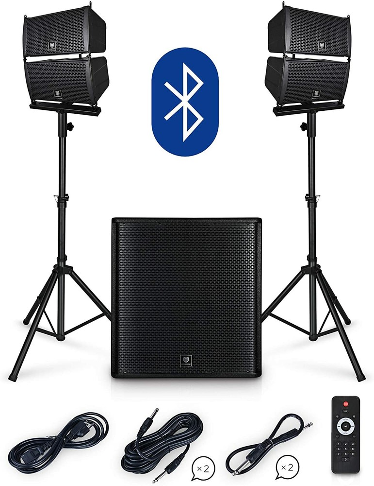 PRORECK Club 4000 18 inch Subwoofer 4000W Stereo DJ/Powered PA Speaker System