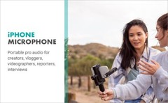Movo DoubleMic-DI Dual Capsule Microphone – iPhone Two-Sided Cardioid Condenser