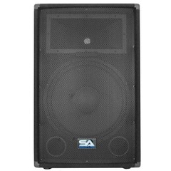 Seismic Audio 15″ Passive PA Speaker Cabinet Pair Titanium Horn SA-15T