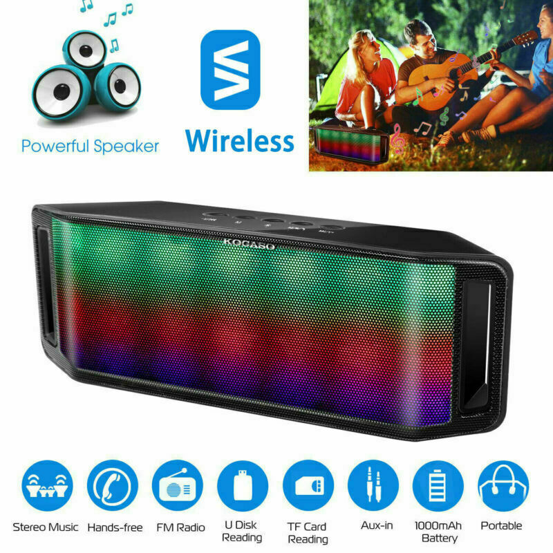 Wireless Rechargeable Speaker 108dB Party Travel Hiking Hands-free FM Christmas