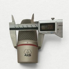 AKG C3000B Condenser Microphone Studio Recording Cardioid Internal Shock Mount
