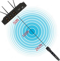 Berlingtone 6-Channel UHF Wireless Microphone System with 6 Handheld Microphones