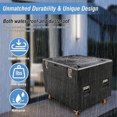 ATA Cable Trunk Road Case with Wheels for Pro Audio Gear