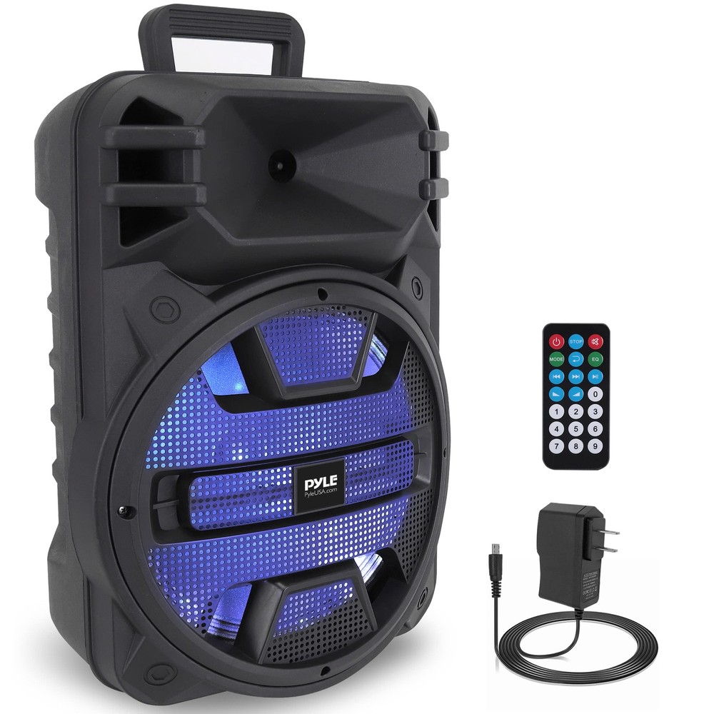 Pyle 12“ Portable Bluetooth Speaker System – 800 Watts – One Size, Black