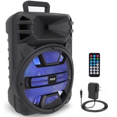 Pyle 12“ Portable Bluetooth Speaker System – 800 Watts – One Size, Black