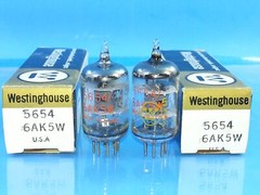 WESTINGHOUSE 5654 6AK5 W TUBE 1950s NOTHING BETTER SOUNDING NOS NIB