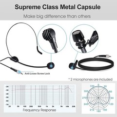 Wireless Headset & Clip-on Microphone – Hands-Free Recording