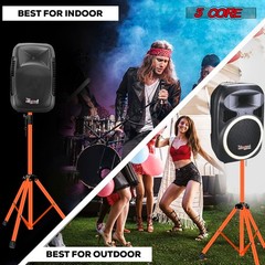 Tall Adjustable Tripod Speaker Stand – 72 Inch Studio Monitor Support