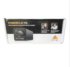 Behringer Powerplay P2 Ultra-Compact Personal In-Ear Monitor Amplifier Black NEW