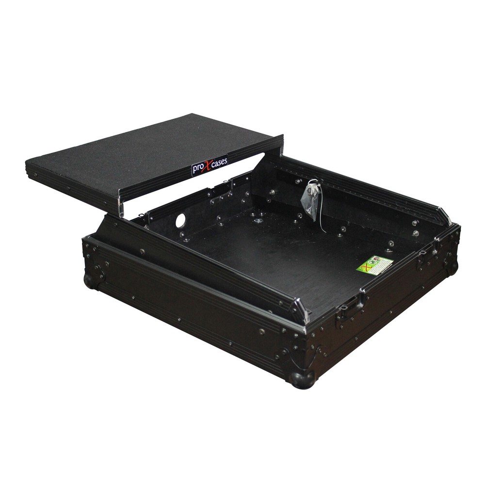 ProX XS-19MIXLTBL ATA 300 Heavy Duty 10U Slanted 19″ Mixer Case+Laptop Shelf