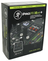 Mackie ProFX6v3+ 6-Channel Analog Mixer w/Enhanced FX/USB Recording/Bluetooth
